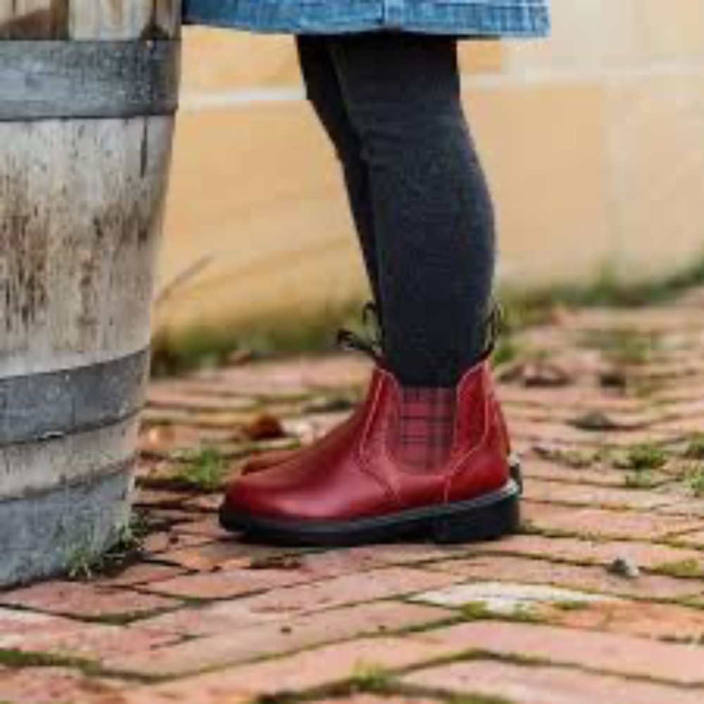 Blundstone With Tartan Chelsea Boots Youth Unisex 3